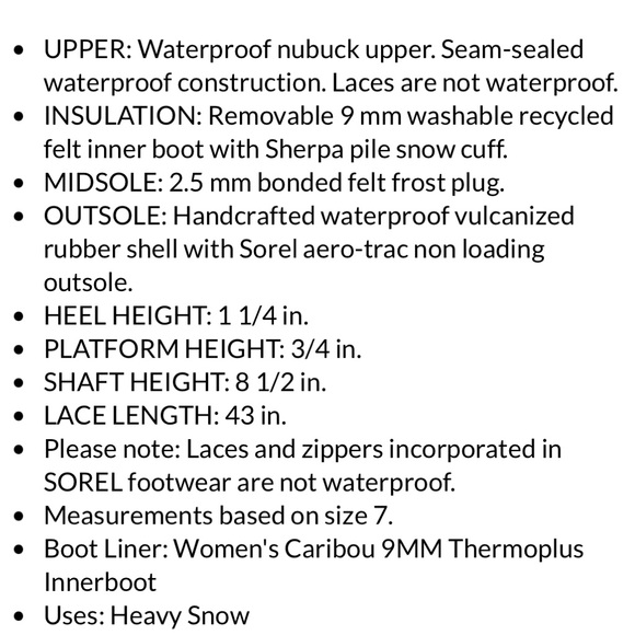 Sorel Women’s Caribou Boot - Picture 10 of 10